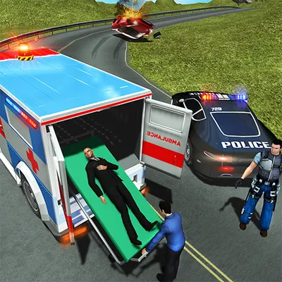 Ambulance Rescue Missions Police Car Driving Games