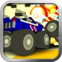 Blocky Monster Truck Demolition Derby логотип
