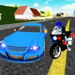 Traffic Police Bike Chase 3D логотип