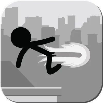 Stickman Rooftop Runner