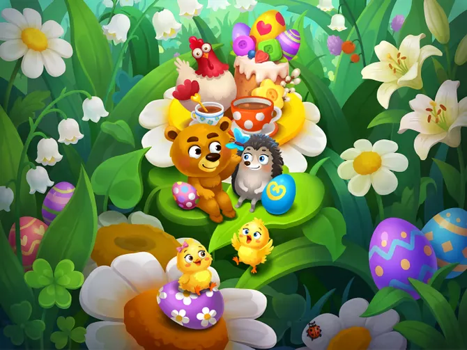 Обложка события Светлая Пасха в мире домовят