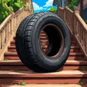 Безумная лестница 3D: Супер прыжок логотип