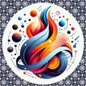 Алхимия слияние элементов логотип