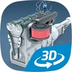 Four-stroke Otto engine 3D логотип