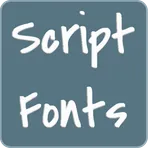 Script Fonts for FlipFont логотип