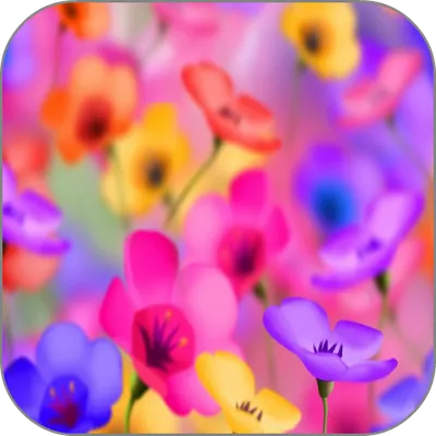 Animated Flowers HD Wallpaper