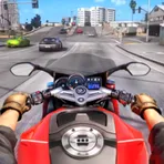 Real Moto Driving Racing World логотип