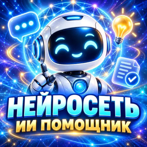 Нейросеть – ИИ помощник — иконка