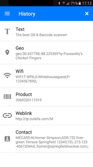 Скриншот QR-Code Scanner 1