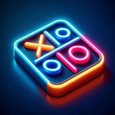 Tic Tac Toe Neon