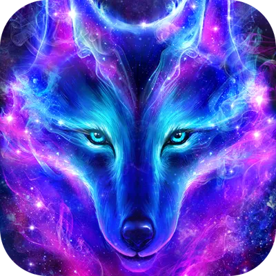 Galaxy Wolf Live Wallpaper