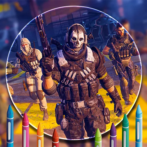 Call of Duty COD Coloring Pages — скачать для Android 5,0★ бесплатно 📱 ...