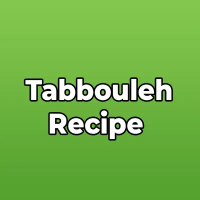 Tabbouleh Recipe