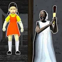 Granny Scary vs Squid Game Horror логотип