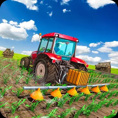 Farm Tractor Harvest Simulator - Farming Game