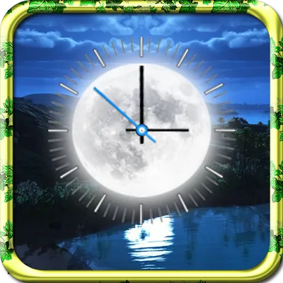 Moon Clock Live Wallpaper