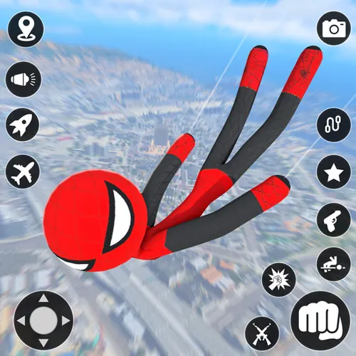 Игра StickMan Rope Hero Spider Game — Аркады 0,0★ — скачать для Android ...
