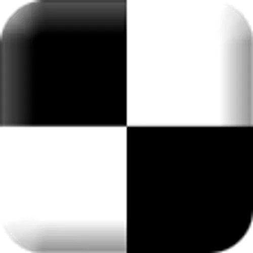 Black and White piano Game — иконка