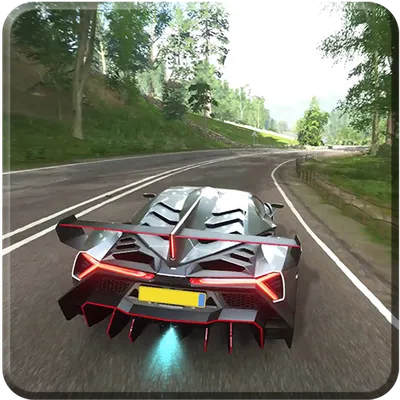 Drive Real Mountain Lamborghini  Aventador 3D