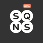 SQNS beta (1Дента) логотип