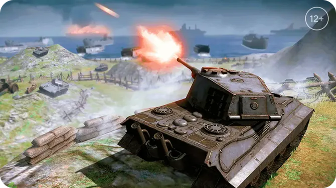 Обложка статьи ТОП-8 мобильных игр про танки: Танки Блиц, мощная техника и эпичные сражения