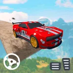 Sky Invader: Impossible Vehicle Stunt Racing Game логотип