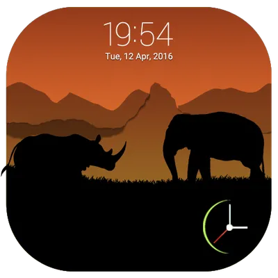 Animal Safari Lock Screen Live Wallpaper