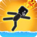 Stickman пушечный выстрел логотип