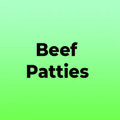 Beef Patties