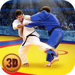 Judo Fighting Tiger 3D логотип