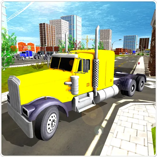 Truk Driver Cargo Transporter — иконка