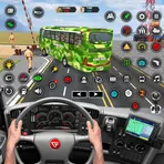 Вождение армейского автобуса Soldier Bus Driving логотип