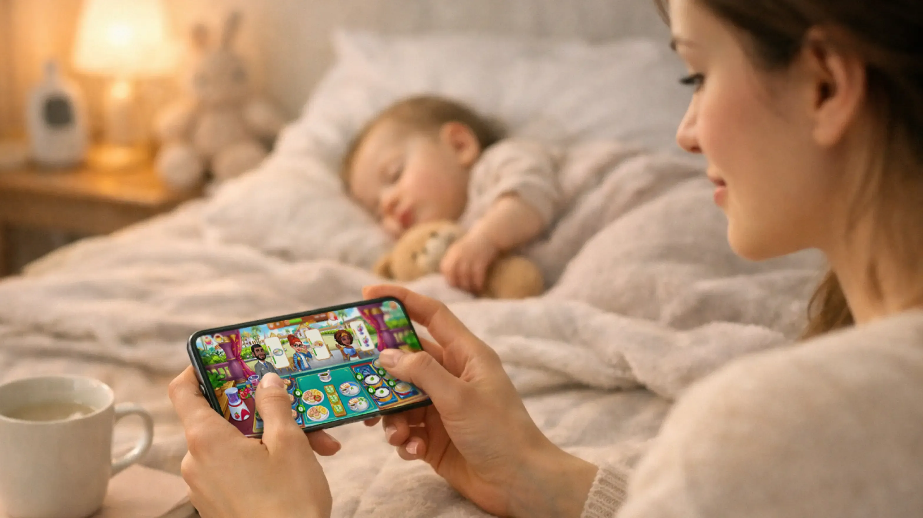 Игры для родителей_ как развлечься, пока ребёнок спит