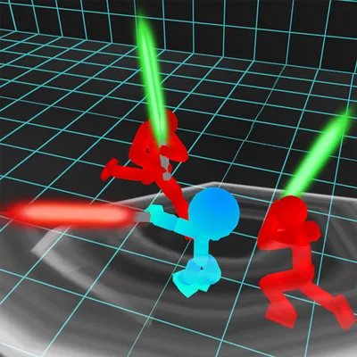 Stickman Neon Sword Fighting