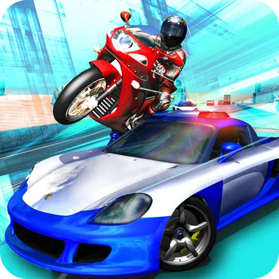 Bandit Rider 3D: Smash Cops Racing