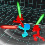 Stickman Neon Sword Fighting логотип