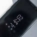 Always on display clock widget логотип