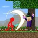 Stickman vs Craftman логотип