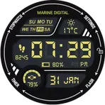 Marine Digital Watch Face логотип