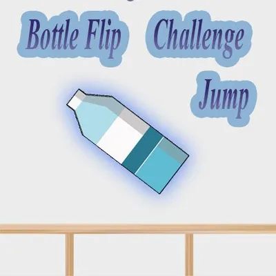 Bottle flip challenge jump