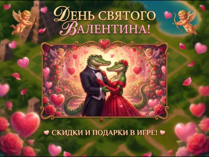 Обложка события Cocodrillas Saga — Merge Game