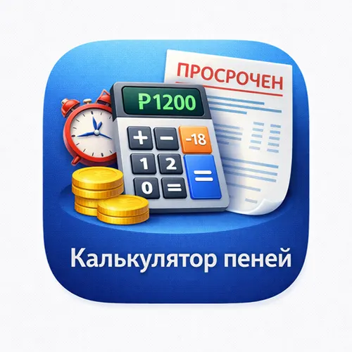 Калькулятор пеней — иконка