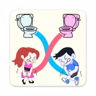 Toilet Rush Race: Draw Puzzle