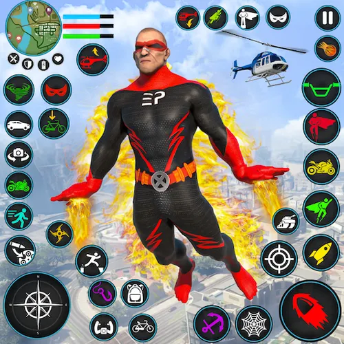 Spider Flying Rope Hero Games — иконка