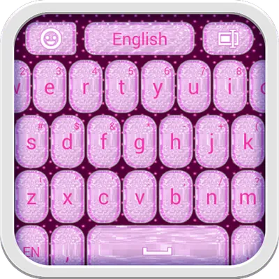 Pink and Diamonds Keyboard