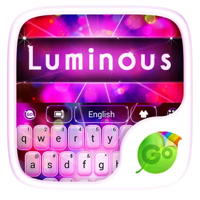 Luminous GO Keyboard Theme