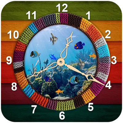 Clock Aquarium Live Wallpaper