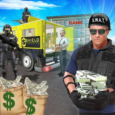 SWAT Police bank Security & Cash Transit