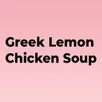 Greek Lemon Chicken Soup логотип