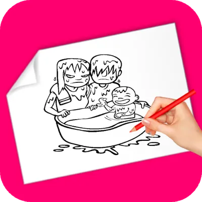 My Wonderful Life coloring app